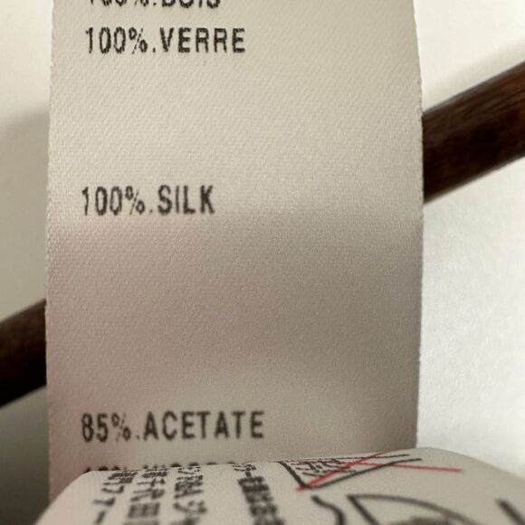 Chloe Vintage Silk Beaded Mini Dress Black Navy Size 4, EU 36 - Picture 14 of 16